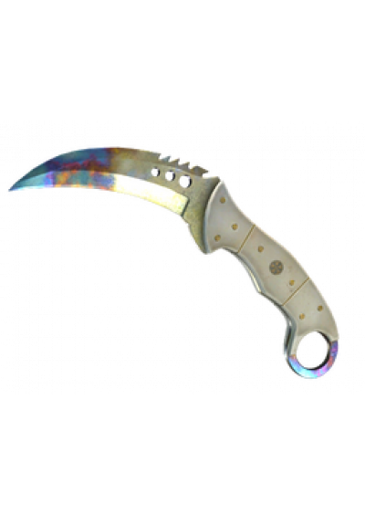 Faca Talon (★) | Aquecimento de Aço PATTERN 372 BLUE GEM TIER 4 (Testada em Campo 0.19)